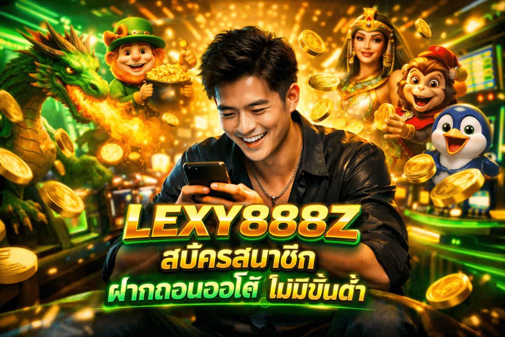 LEXY888Z สมัครสมาชิก ฝากถอนออโต้ ไม่มีขั้นต่ำ